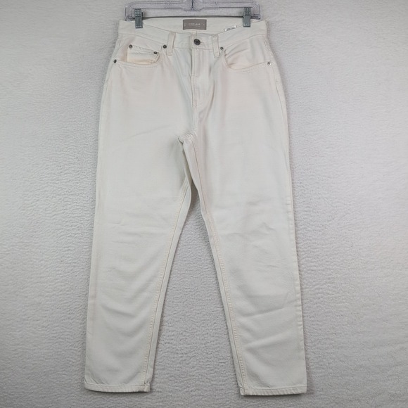 Everlane The Super-Soft Relaxed Jean Size 28 Bone Straight Leg - Picture 2 of 11